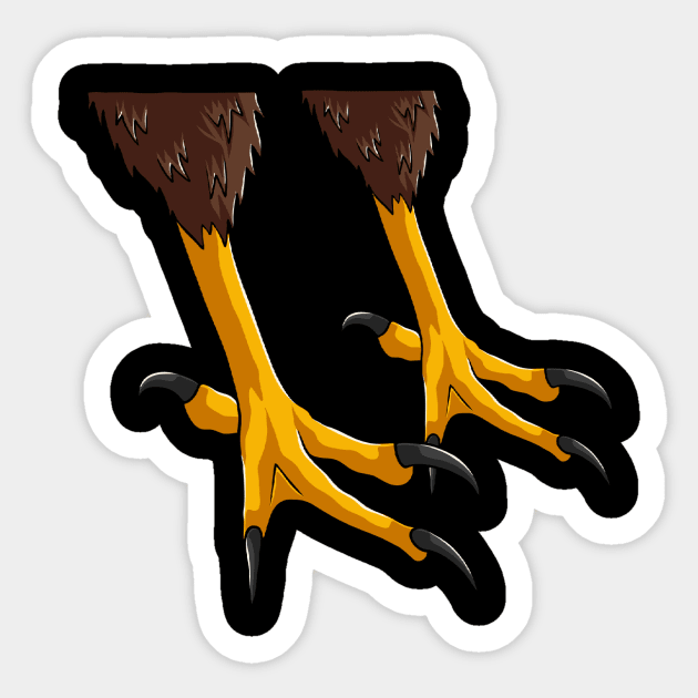 Eagle Birds Of Prey Claws Talons Nature Sticker by fromherotozero